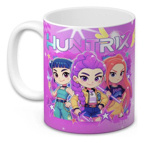 taza-k-pop-idol-demon-hunters-ceramica-330ml-aesthetic-girl-blanco-diseno-girl-group-demon-power-neon-aesthetic