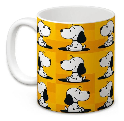 taza-snoopy-peanuts-11oz-cafe-kawaii-cumple-coleccion-retro-blanco-diseno-snoopy-patron-amarillo-happy