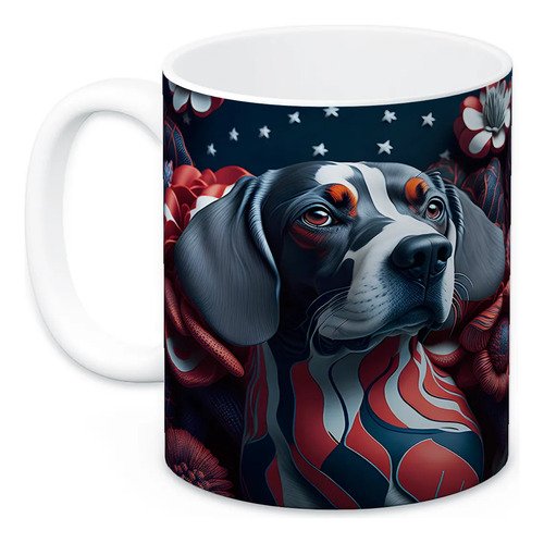 taza-perritos-3d-realista-11oz-regalo-varias-razas-lomitos-3-blanco-sabueso-floral-fondo-oscuro
