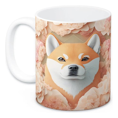 taza-perritos-3d-realista-11oz-regalo-varias-razas-lomitos-3-blanco-shiba-inu-acuarela-flores-ocre