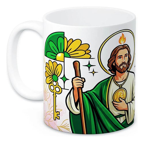 taza-san-judas-tadeo-11oz-catolico-padrinos-recuerdo-cafe-te-blanco-san-judas-tadeo-santo-patron