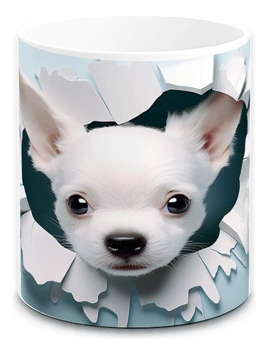 taza-perritos-3d-realista-11oz-regalo-varias-razas-lomitos-blanco-pared-chorkie-chihuahua-blanco-cachorro-orejas-grandes