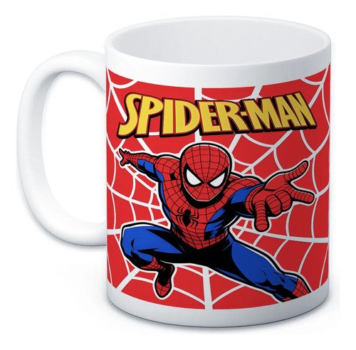 taza-inspirada-spiderman-marvel-arana-hero-11oz-regalo-cafe-blanco-spiderman-telarana-clasica-fondo-rojo