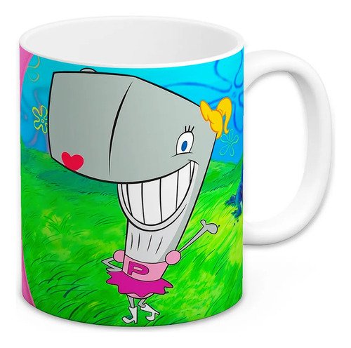taza-perlita-bob-esponja-11oz-clasico-regalo-divertido-cafe-blanco-perlita-bob-esponja