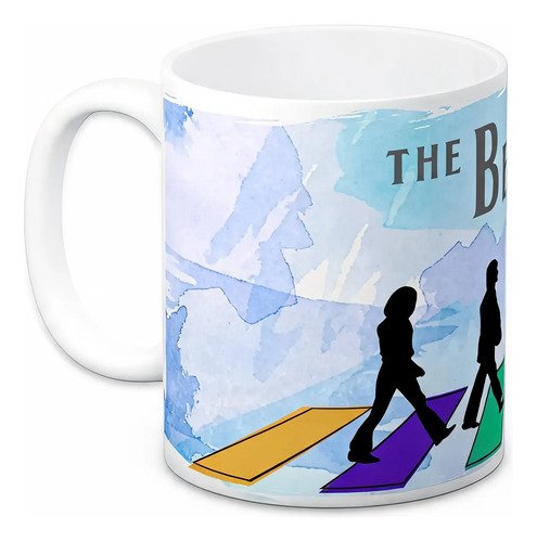 taza-the-beatles-11oz-lennon-mccartney-harrison-ringo-retro-blanco-the-beatles-abbey-road-acuarela-azul