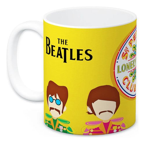 taza-the-beatles-11oz-lennon-mccartney-harrison-ringo-retro-blanco-the-beatles-sgt-pepper-banda-amarillo
