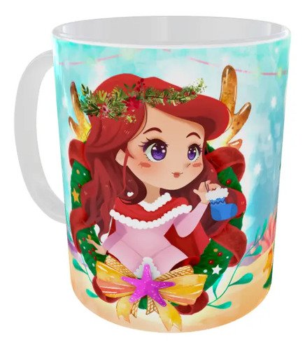 set-12-tazas-navidad-princesitas-325ml-ceramica-regalo-ideal-taza-blanca-12-tazas-de-ariel-princesa