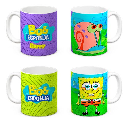2-tazas-duo-bob-garry-11oz-regalo-amistad-mascota-cafe-te-blanco-bob-esponja-garry-mascota
