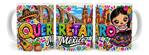 taza-queretaro-fiesta-tradicion-11oz-souvenir-regalo-cafe-te-blanco-queretaro